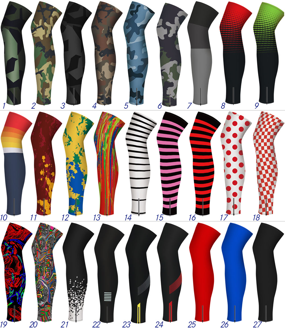 Cycling Gear For Winter - Thermal Fleece Cycling Leg Warmers, MTB