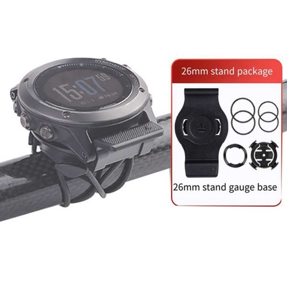 Cycling Gear Garmin - 26mm Black Plastic Watch Band Replacement