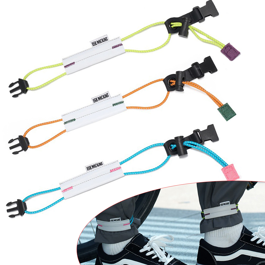 Cycling Gear Pants - Reflective Cycling Pants Strap Adjustable Bike