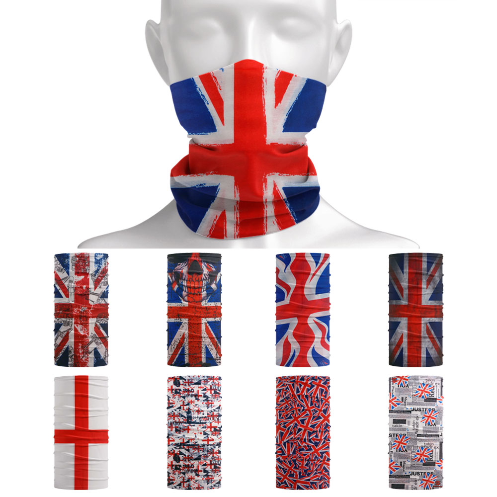 Mens Cycling Gear Uk - UK Union Flag Neck Tube Bandana