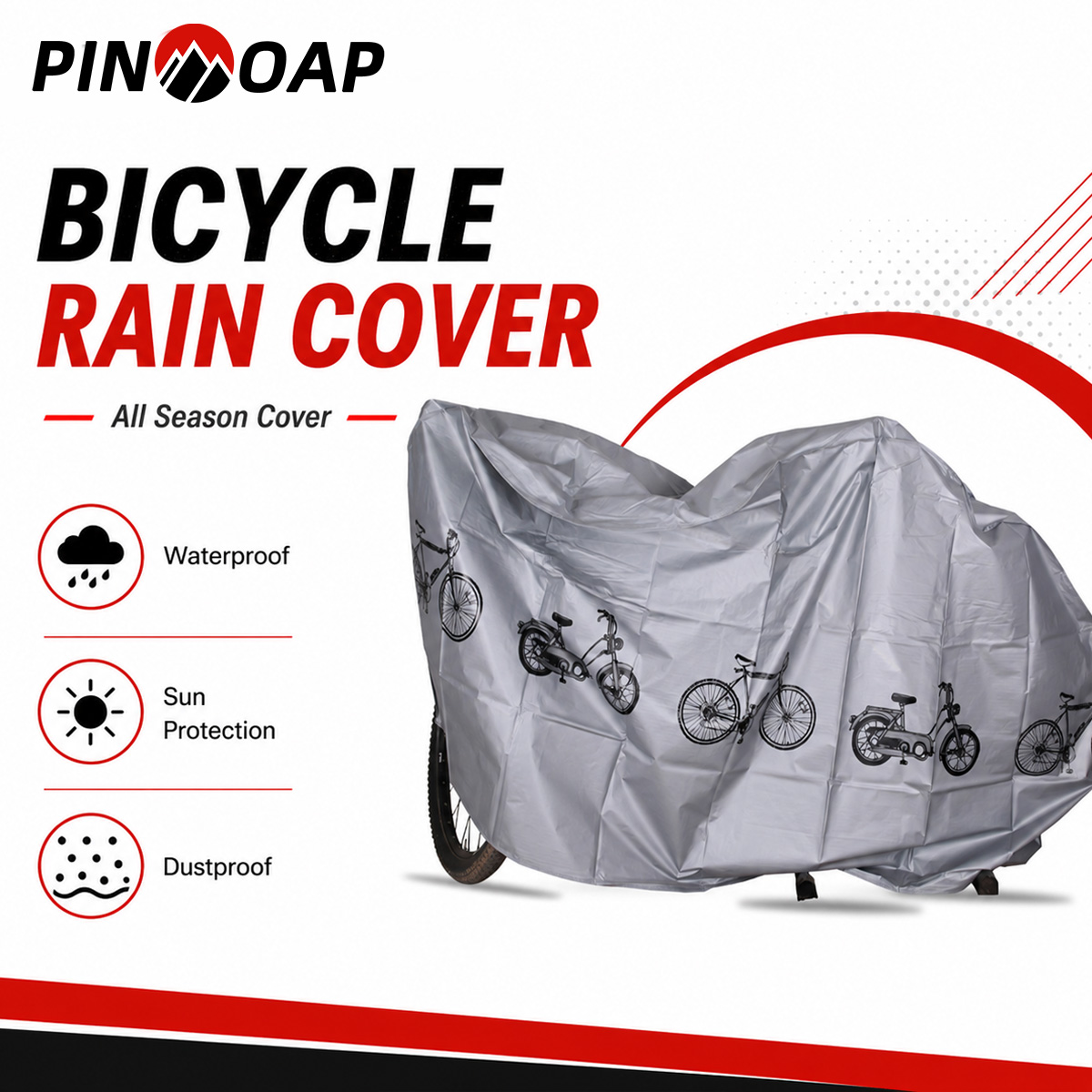 PINMOAP Universal Bicycle Rain - огляд і ціна Cycling Gear Duffle