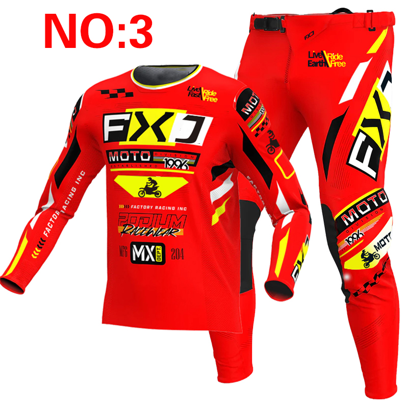 NEW FXJ yellow enduro motocros - огляд і ціна Cycling Gear Pants