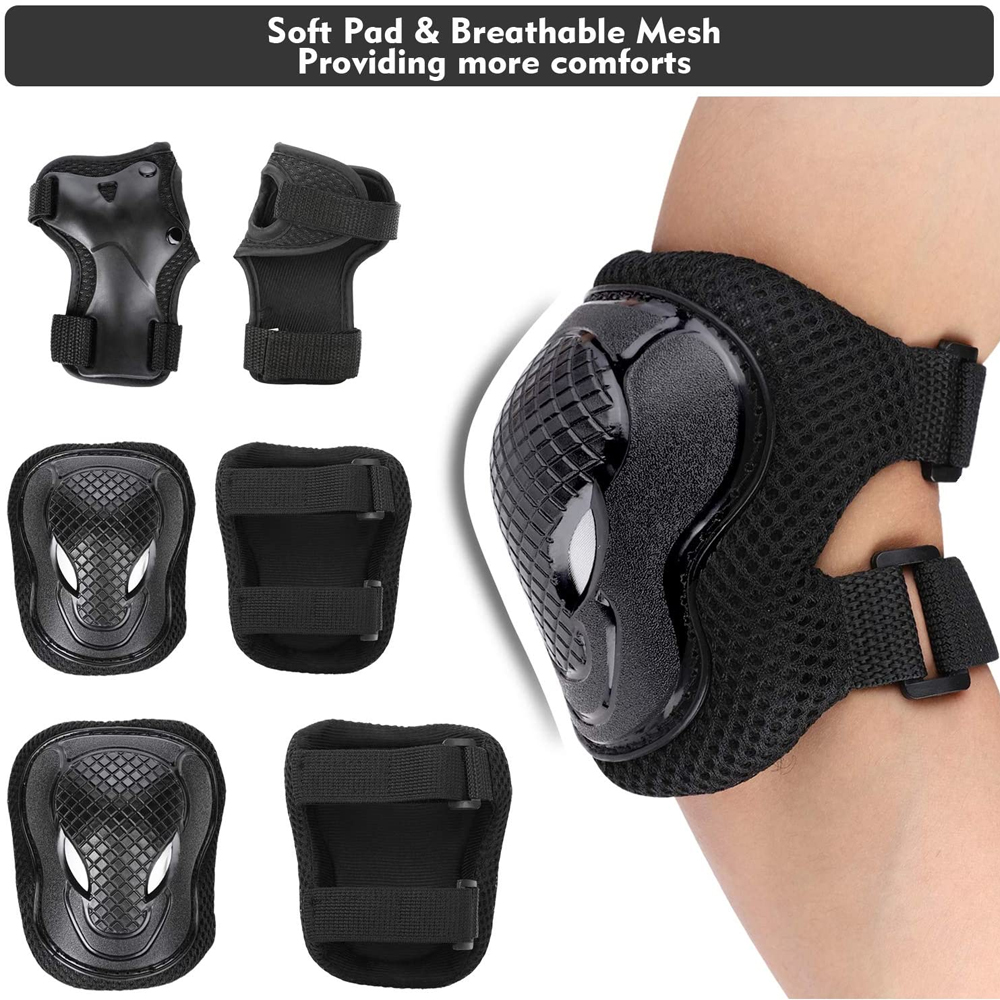 GOMOREON 6Pcs/Set Kids Safety  - огляд і ціна Cycling Gear For Kids